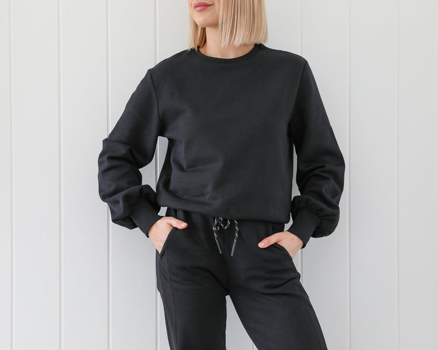 Berlin Sweatshirt- Black